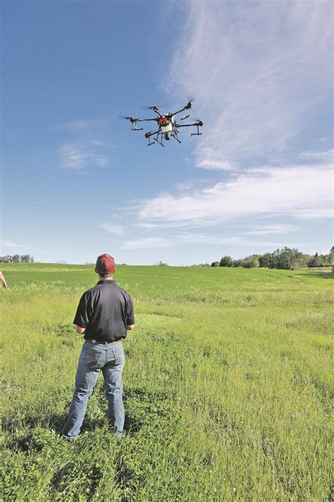 drone spraying research promising  western producer