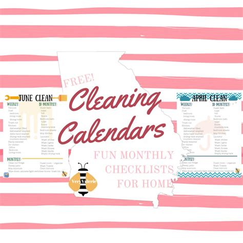 printable cleaning checklist  home  printable cleaning