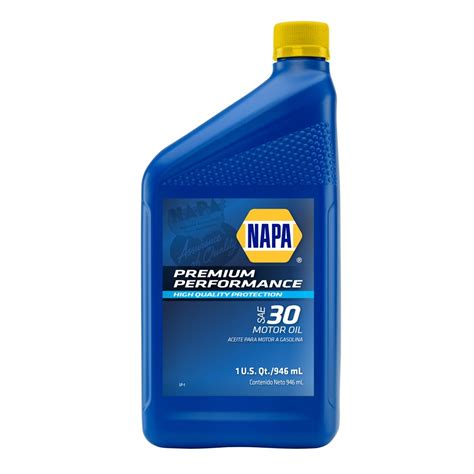 nap napa  premium performance sae  motor oil hill markes