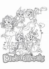 Enchantimals Coloriage Imprimer Youloveit Gratuitement Disney Fabuleuses Préférés Copines Prennent Soin Leurs Sont sketch template