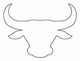 Head Bull Template Pattern Templates Stencils Outline Printable Patterns Western Pdf Cowboy Patternuniverse Print Stencil Crafts Cut Texas Steer Craft sketch template