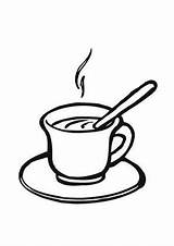Kaffee Tasse Ausmalen Ausmalbild Kuchen Malvorlage Becher Kaffeetassen Speisen Malvorlagen Eisbecher Milchkaffee Heißer Teekanne Eis Trinken Kekse sketch template