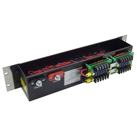 Rack Mounted Power Distribution Panel For 12 Volt System 10 Atc Ato