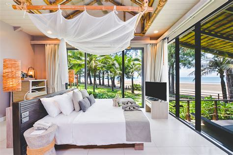 deluxe beachfront villa twin lotus resort spa koh lanta krabi