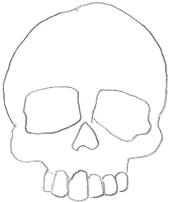 image result  skull outline skull outline  art