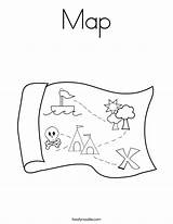 Coloring Map Pages Xx Kids Twistynoodle Printable Colouring Color Treasure Maps Noodle Drawing Pirate Twisty Print Starts Marks Spot Outline sketch template