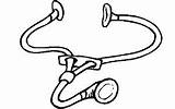 Medical Aid First Stethoscope Coloring Pages sketch template