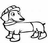 Dachshund Jamniki Kolorowanki Daschund Bestcoloringpagesforkids Pobrania Pobierz Drukuj sketch template