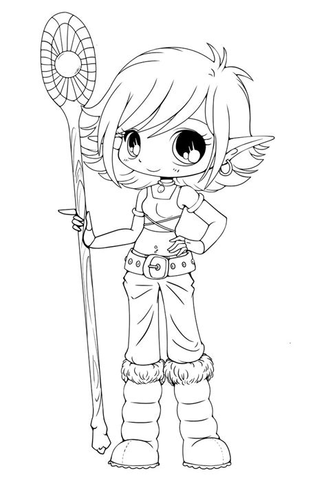 cute anime  kids  printable chibi coloring pages  kids