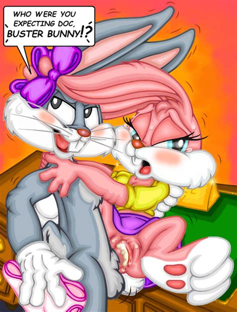 rule 34 anthro babs bunny blush bugs bunny female fur furry gloves