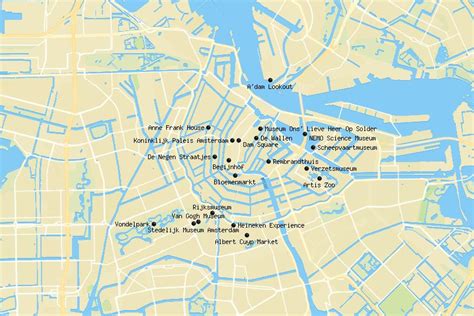 22 top tourist attractions in amsterdam with map touropia