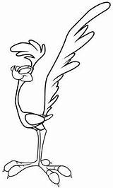 Bird Coyote Correcaminos Looney Tunes Roadrunner Wile Corre Cuckoo Caminos Pintar Malvorlagen Pegar Recortar Ausmalbilder Vingadores Colorea Coyotes Sheets Láminas sketch template