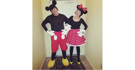 Mickey And Minnie Mouse Homemade Halloween Couples Costumes