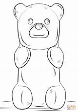 Gummy Bear Coloring Pages Drawing Draw Bears Printable Kids Outline Colouring Supercoloring Print Science Ausmalen Gummi Ausmalbilder Tutorials Ausmalbild Candy sketch template
