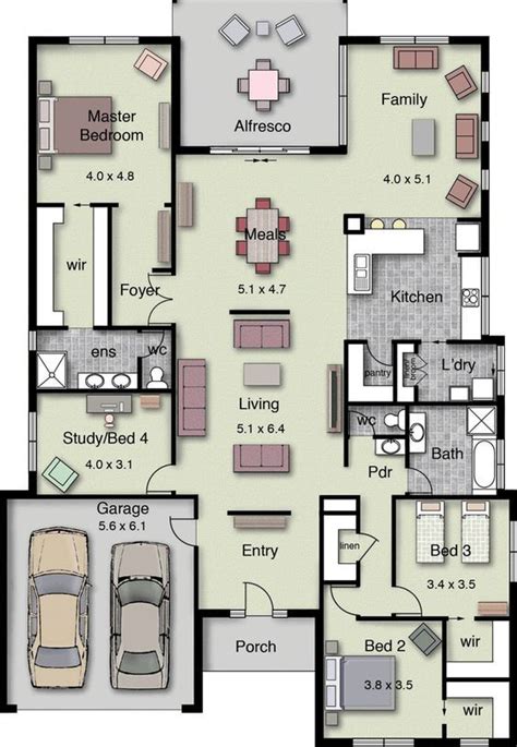 bedrooms house ground floor plan    sq ft home design floor plans luxury