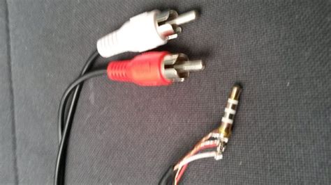 rca   mm trs cable