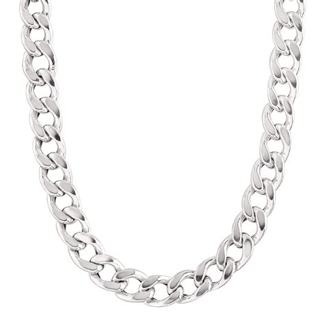 large sterling silver link chain necklace  women  chain transcendent ebay