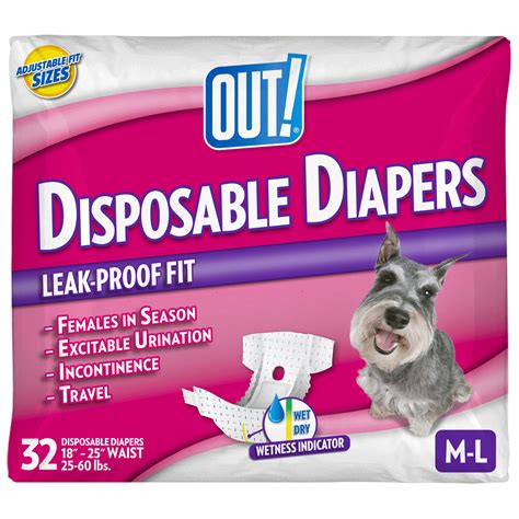 disposable female dog diapers absorbent female dog diapers  leak protection medium