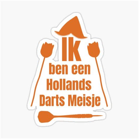 darts ik ben een hollands darts jongen sticker  sale  noplanb