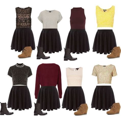 Cute Outfits With Skater Skirts