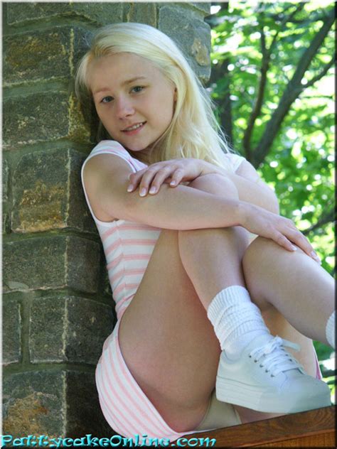 sexy patty cake cute blonde teen in tight sundress picture 14