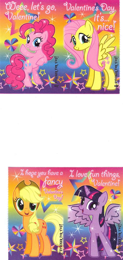 pony valentines cards  maddoggyca  deviantart