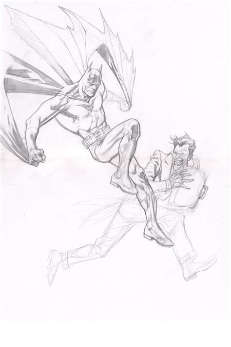 Kevin Nowlan Another Batman And Joker Commission