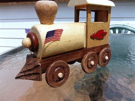 locomotive big engine etsy wood train toy car wooden toy car