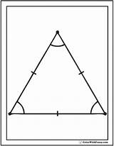 Equilateral Triangle sketch template