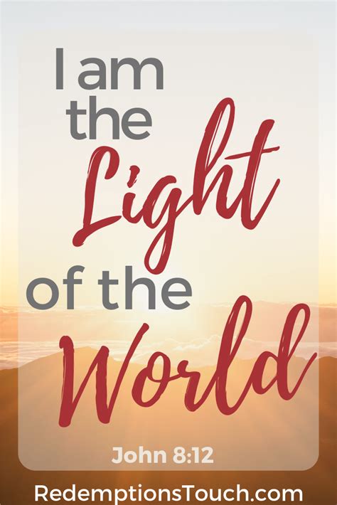 the light of the world light of the world names of jesus john 8 12