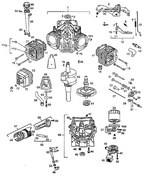 briggs  stratton intek  parts diagram headcontrolsystem