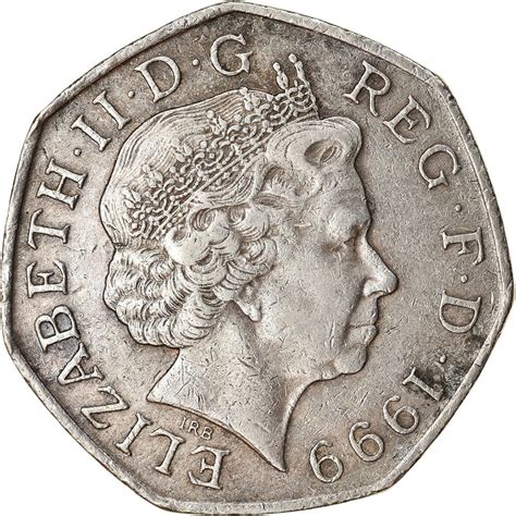 fifty pence  coin  united kingdom  coin club