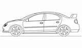 Car Side Drawing Line Sketch Pro Drawings Cars Srt Pages Colouring Sideview Paintingvalley Sketches Views Larger Click Dodge Srtforums sketch template