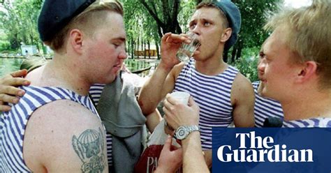 russian men losing years to vodka world news the guardian