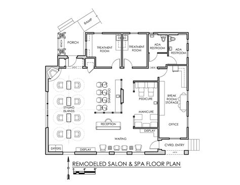 how to plan floor plan layout salon design ideas