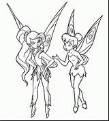Tinkerbell Fairies Coloring Pages Getdrawings Disney sketch template