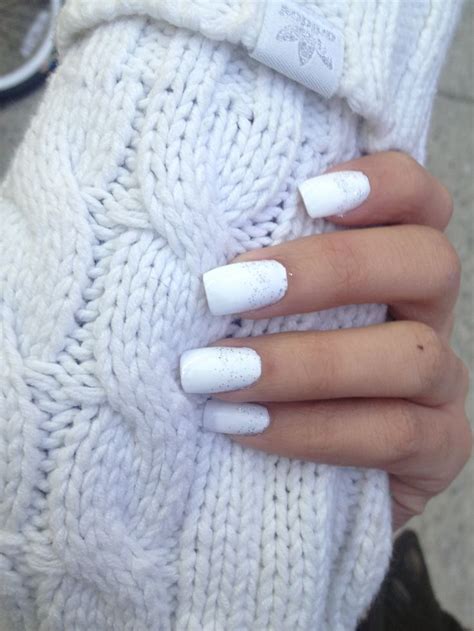 white nails white nails nails fingerless