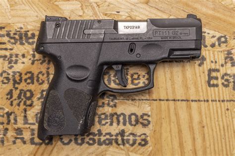 taurus millennium  pt mm police trade  pistol mag  included sportsmans outdoor