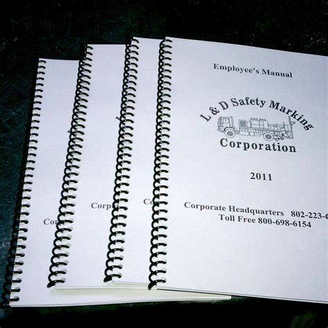 manuals handbooks printing cw creative