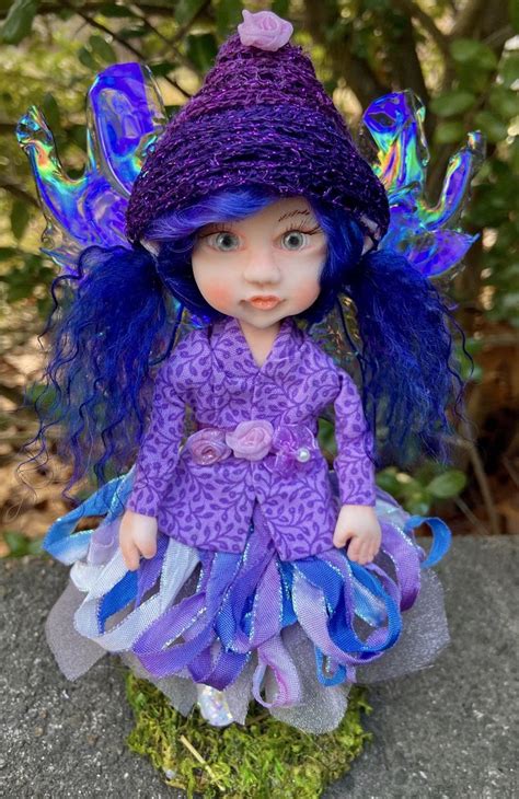 Fairy Doll For Winter Decor Ooak Art Doll Handmade Elf Doll Etsy