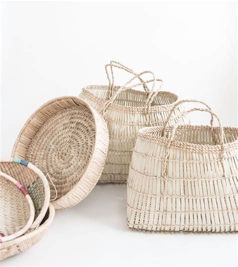 mozambican baskets marra home palm baskets basket bamboo basket