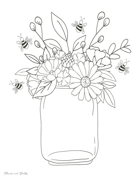 wildflower coloring page etsy ireland