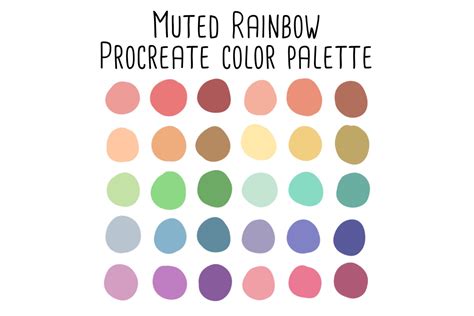 procreate color palettes rainbow ubicaciondepersonascdmxgobmx