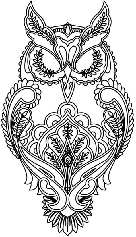 owl mandala coloring pages  getcoloringscom  printable