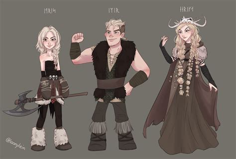 loonylein voila  ocs    httyd inspired project