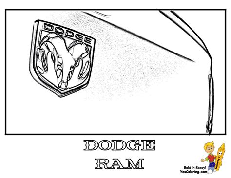dodge ram coloring pages coloring home