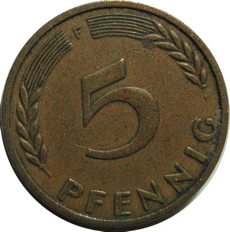 1949 F Germany 5 Pfennig