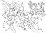 Dragon Ball Coloring Pages Freezer Songohan Kids Goku Coloringbay sketch template