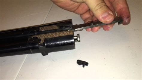 removing  ejector   early model beretta  shotgun youtube