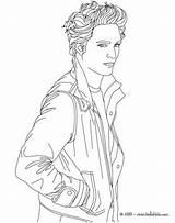 Coloring Edward Pages Twilight Cullen Movie Popular Coloringhome sketch template